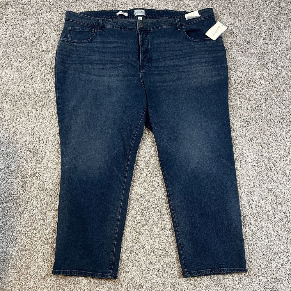Universal Thread Mid Rise 80s Slim‎ Covered Button Fly Jean 30 Reg Dark Wash